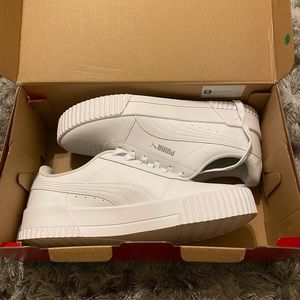 Puma white sneakers